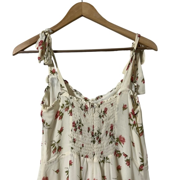 REFORMATION Christine Florence Pink Floral Mini Dress - Picture 6 of 8